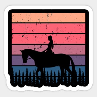 Horseback Riding Sticker